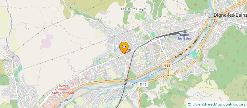 localisation de l'entreprise RECHARD - MOUNET à DIGNE-LES-BAINS