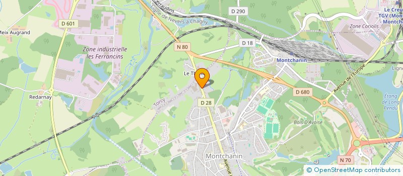 localisation de l'entreprise RECHARGE +  MACON