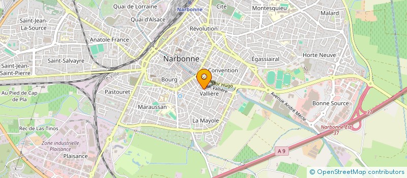 localisation de l'entreprise RECHATIN LMNP  NARBONNE