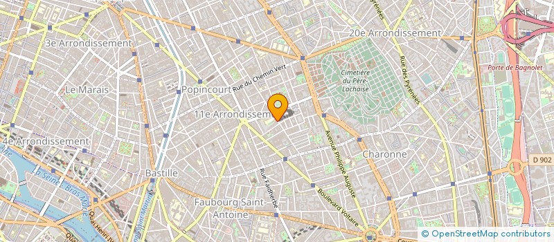 localisation de l'entreprise RECHAUSSAT ET ASSOCIES à PARIS