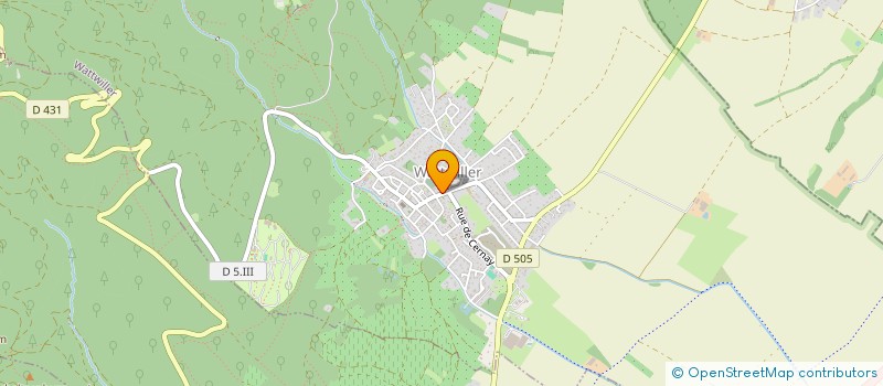 localisation de l'entreprise RECHEN  WATTWILLER