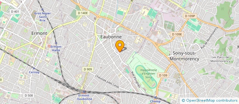 localisation de l'entreprise RECHER ASTROSOPHIE METAPHYSIQ APPLIQUEES à EAUBONNE