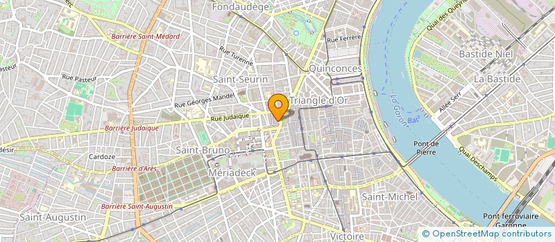 localisation de l'entreprise RECHERCH ETUD DIFFUS ARCHEOLOGIE AQUITAI à BORDEAUX