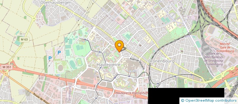 localisation de l'entreprise RECHERCH NEONATOLOGIE ET REANIM PEDIATR à STRASBOURG