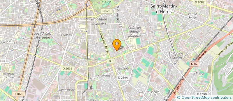 localisation de l'entreprise RECHERCHE à GRENOBLE