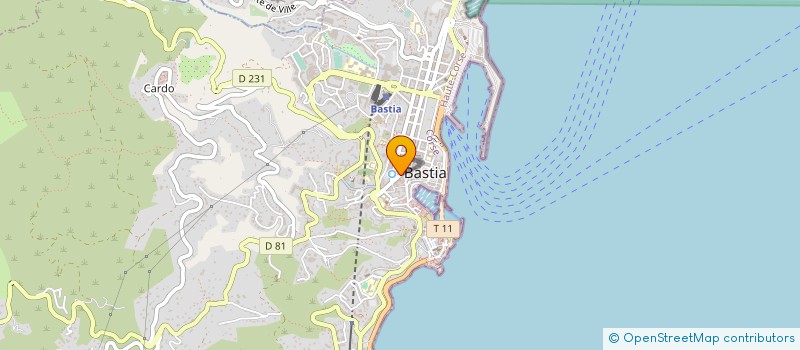 localisation de l'entreprise RECHERCHE ANTHROPOLOGIE MEDICALE CORSE à BASTIA