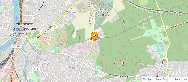 localisation de l'entreprise RECHERCHE COMPOSANTS SERVICE INDUSTRIELS à CROSNE