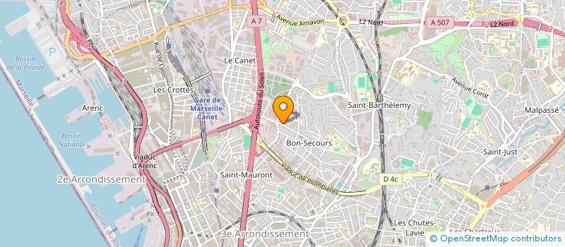 localisation de l'entreprise RECHERCHE D ETUDES MEDITERANEENNES à MARSEILLE