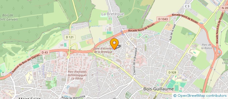 localisation de l'entreprise RECHERCHE DE CAVITE BG4 2016 à BOIS-GUILLAUME