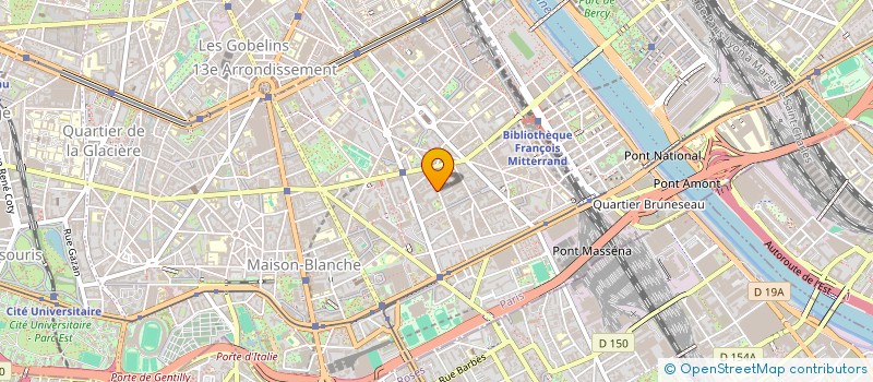 localisation de l'entreprise RECHERCHE DEVELOPPEMENT CONSEIL COMMUNICATION  PARIS