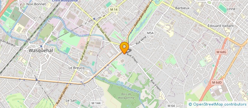 localisation de l'entreprise RECHERCHE & DEVELOPPEMENT EN PACKAGING  CROIX