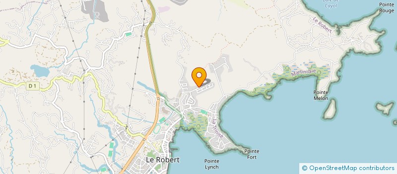 localisation de l'entreprise RECHERCHE DEVELOPPEMENT MARTINIQUE  LE ROBERT