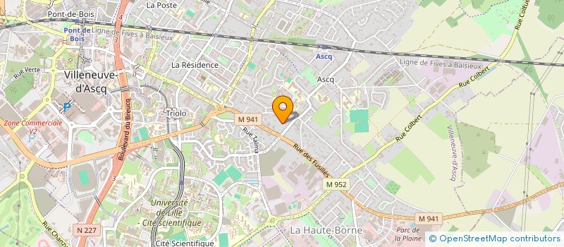 localisation de l'entreprise RECHERCHE & DEVELOPPEMENTS STRATEGIQUES à VILLENEUVE-D'ASCQ