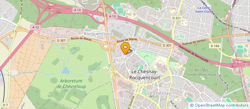 localisation de l'entreprise RECHERCHE ECONOMIE PRODUCT IND à LE CHESNAY-ROCQUENCOURT