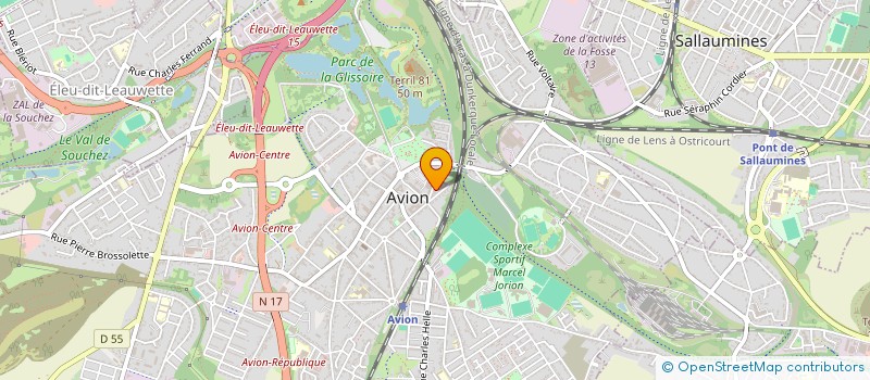 localisation de l'entreprise RECHERCHE EDITION ET DIFFUSION  AVION