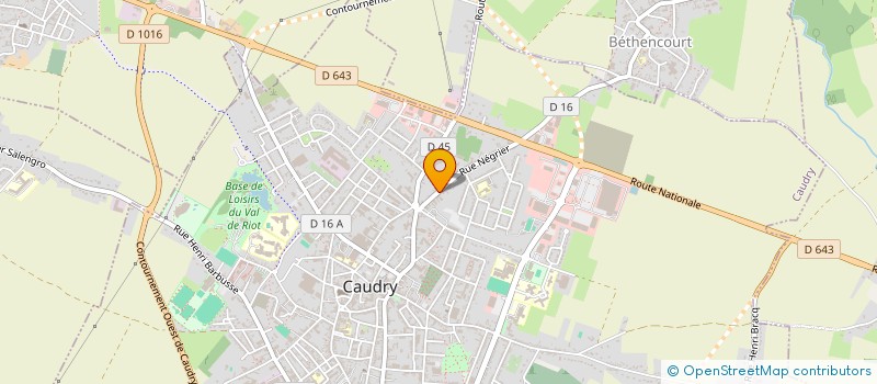 localisation de l'entreprise RECHERCHE EDUC SANTE PRAT YOGA  CAUDRY