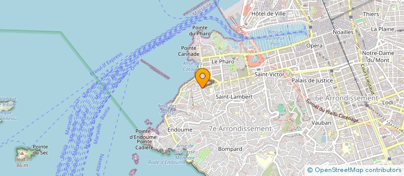 localisation de l'entreprise RECHERCHE EDUCATION EN NEURO OTOLOGIE à MARSEILLE