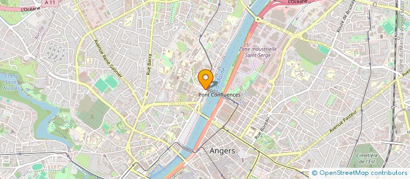 localisation de l'entreprise RECHERCHE EN REANIMATION MEDICALE ET EN MEDECINE HYPERBARE  ANGERS