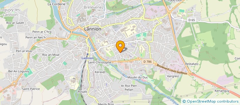 localisation de l'entreprise RECHERCHE ET DEVELOPPEMENT SCIENTIFIQUE à LANNION