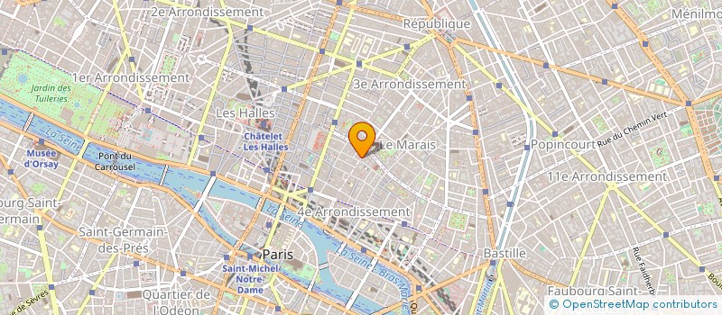 localisation de l'entreprise RECHERCHE EXPRESSION CONTEMPOR  PARIS