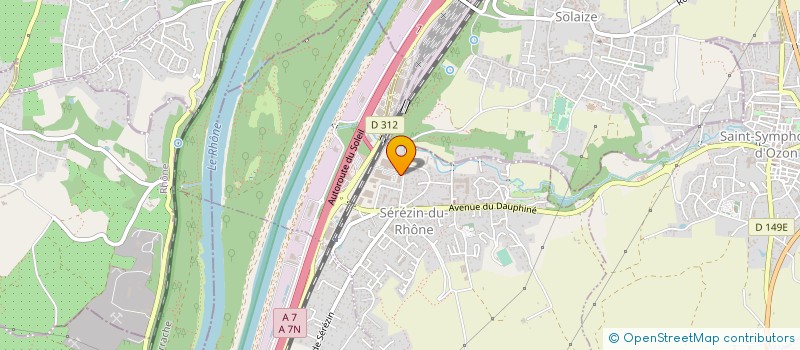 localisation de l'entreprise RECHERCHE GESTION DEVELOPPEMENTS à SEREZIN-DU-RHONE