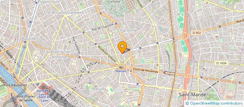 localisation de l'entreprise RECHERCHE IMMOBILIERE  PARIS