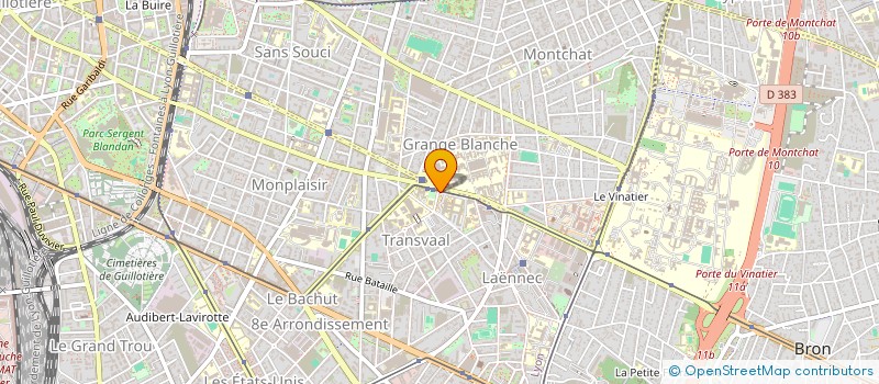 localisation de l'entreprise RECHERCHE IMMUNOTOXICOLOGIE  LYON