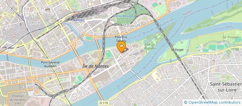 localisation de l'entreprise RECHERCHE SCIENTIFIQUE MARINE (R.S.M.) à NANTES