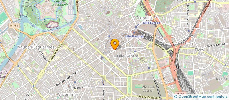 localisation de l'entreprise RECHERCHE  SOLUTION  APPLICATION  LILLE