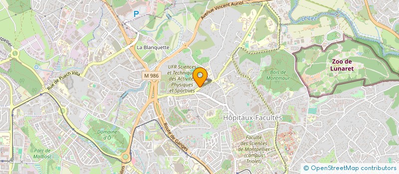 localisation de l'entreprise RECHERCHE SUR LA MOTRICITE SPORTIVE à MONTPELLIER