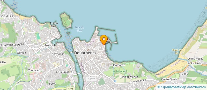 localisation de l'entreprise RECHERCHES EDUCATIVES ET SOCIOLOGIQUES à DOUARNENEZ