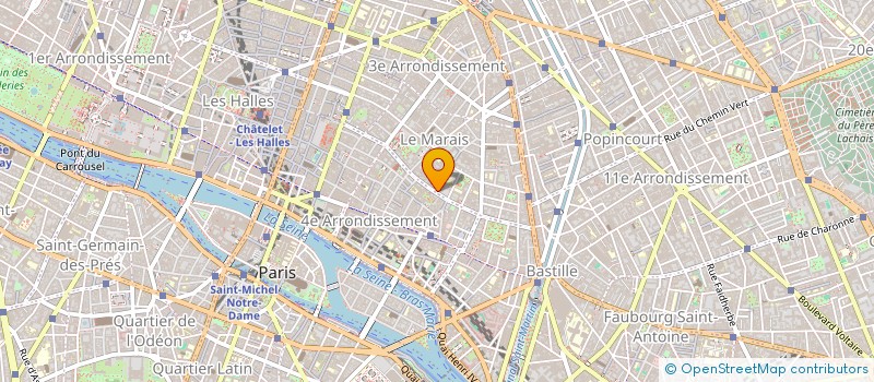 localisation de l'entreprise RECHERCHES ET ECHANGES  PARIS