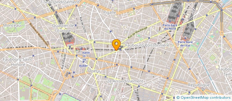 localisation de l'entreprise RECHERCHES ET STRATEGIES  PARIS