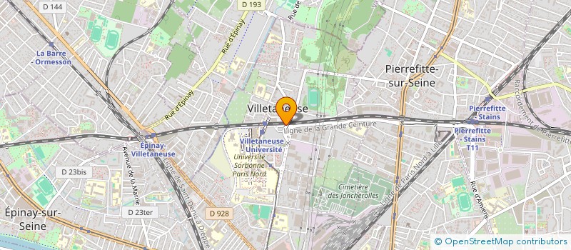 localisation de l'entreprise RECHERCHES ETUDES APPLICATIONS à VILLETANEUSE