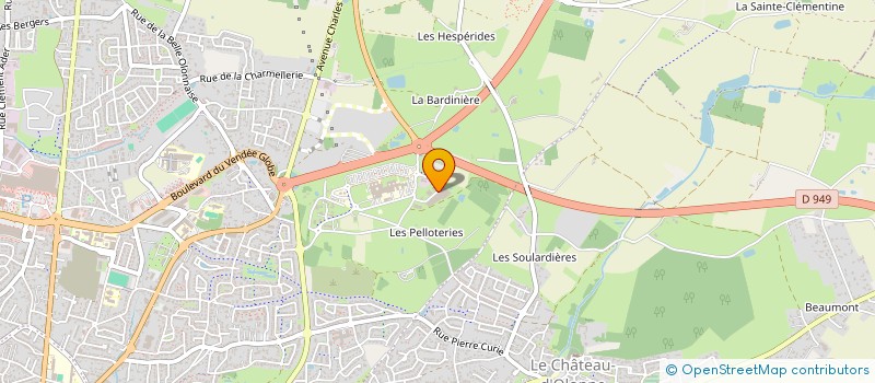 localisation de l'entreprise RECHERCHES SABLAISES SUR L'APPAREIL LOCOMOTEUR (RESAL) à LES SABLES-D'OLONNE