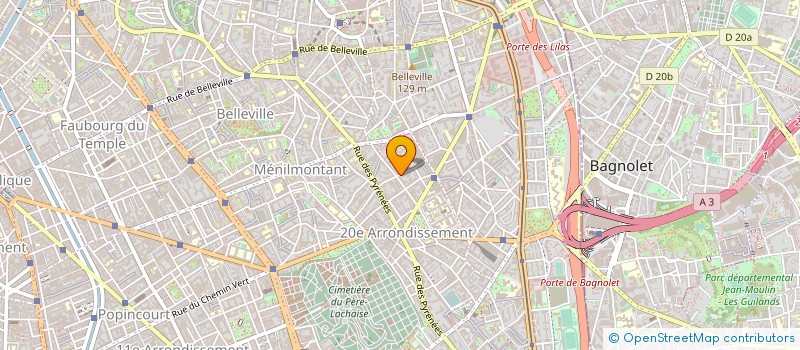 localisation de l'entreprise RECHERCHES SOCIETE SYNDICALISME  PARIS