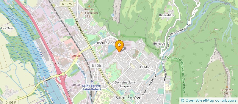 localisation de l'entreprise RECHERCHES TECHNIQUES DENTAIRES à SAINT-EGREVE