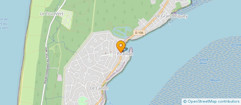 localisation de l'entreprise RECHERCHEUSE à LEGE-CAP-FERRET