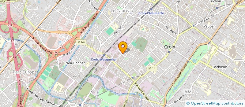 localisation de l'entreprise RECHIM à CROIX