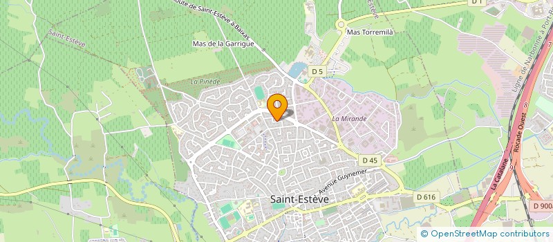 localisation de l'entreprise RECHRIS-IMMO  SAINT-ESTEVE