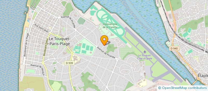 localisation de l'entreprise RECIDIVE à LE TOUQUET-PARIS-PLAGE