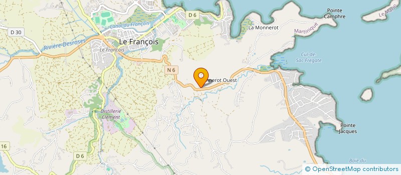 localisation de l'entreprise RECIF 3 SAS à FRANCOIS