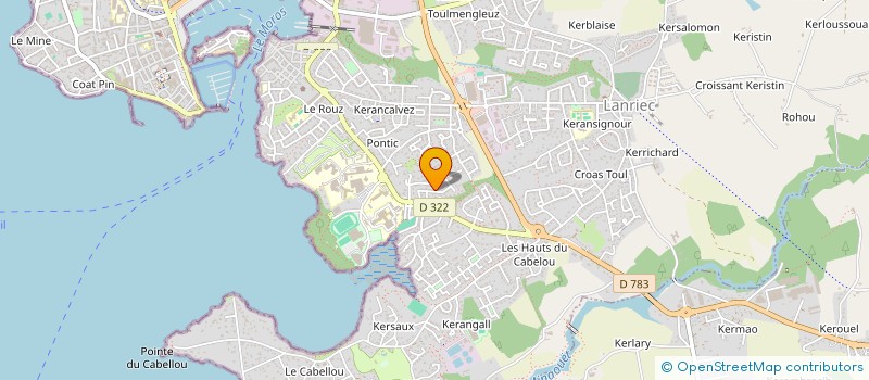 localisation de l'entreprise RECIF  CONCARNEAU