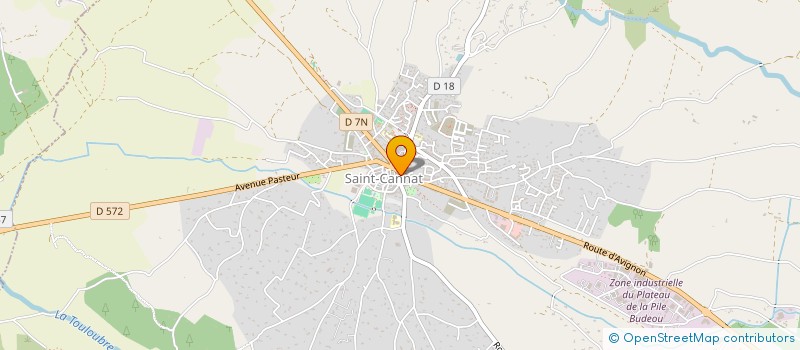 localisation de l'entreprise RECIFAL PASSION  SAINT-CANNAT