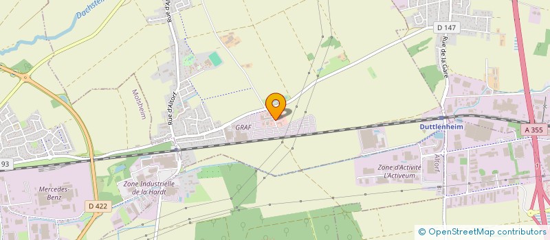 localisation de l'entreprise RECIMED  DACHSTEIN