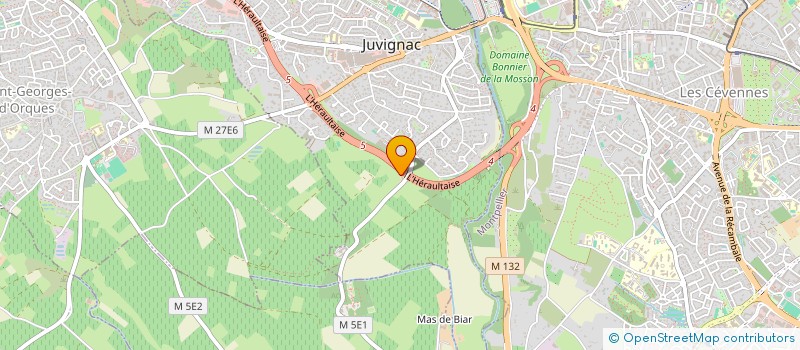 localisation de l'entreprise RECIO  JUVIGNAC
