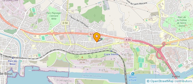 localisation de l'entreprise RECIP'ROCK  MARTIGUES