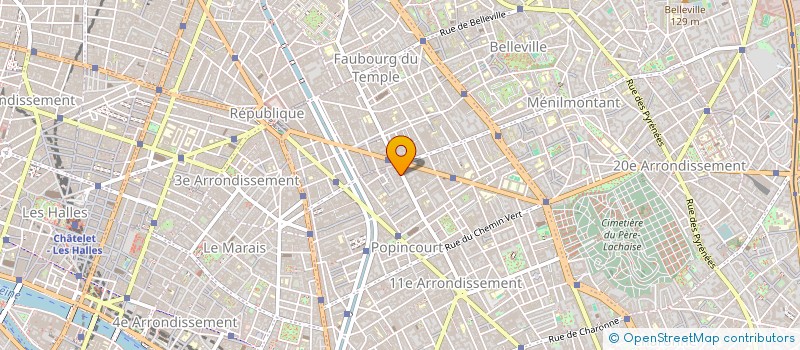 localisation de l'entreprise RECIPRO  PARIS