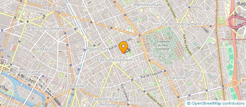 localisation de l'entreprise RECIPROQUE  PARIS