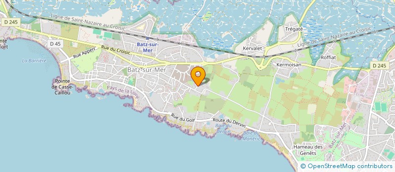 localisation de l'entreprise RECIT COLLECTIF  BATZ-SUR-MER